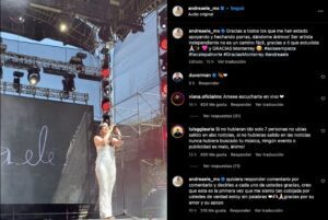 Andre Ele habla de su presentacion en Pal Norte con una persona