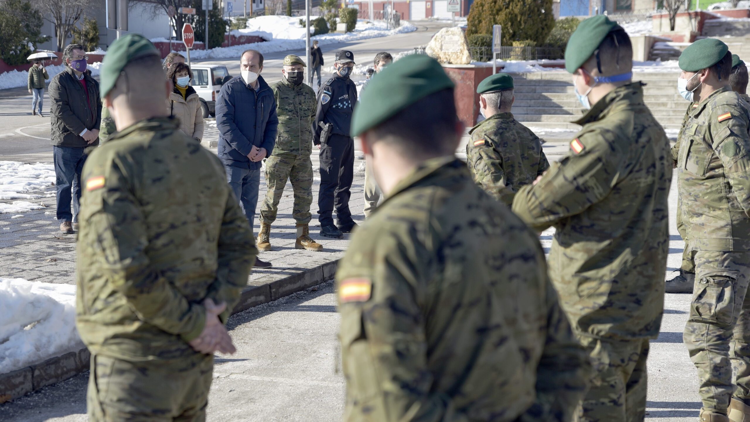 EuropaPress 3521204 varios militares procedentes brigada aragon zaragoza llegada guadalajara e1614265609167 scaled