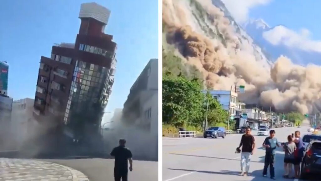 Sismo de 7.4 sacude Taiwán; es el más potente en 25 años (VIDEOS)