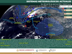 Clima hoy en Cancún y Quintana Roo: Vientos fuertes con posibles chubascos