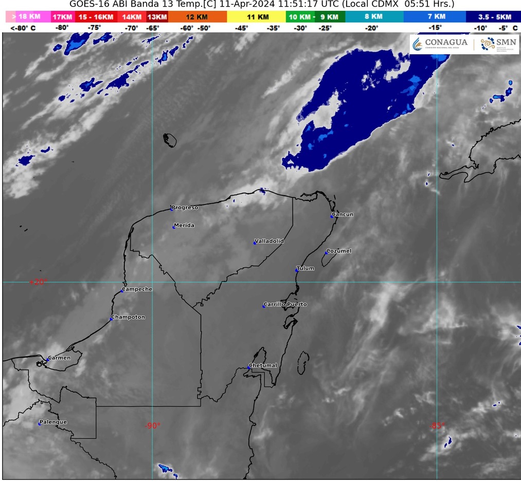 Clima hoy en Cancún y Quintana Roo: Lluvias por Frente Frío 45