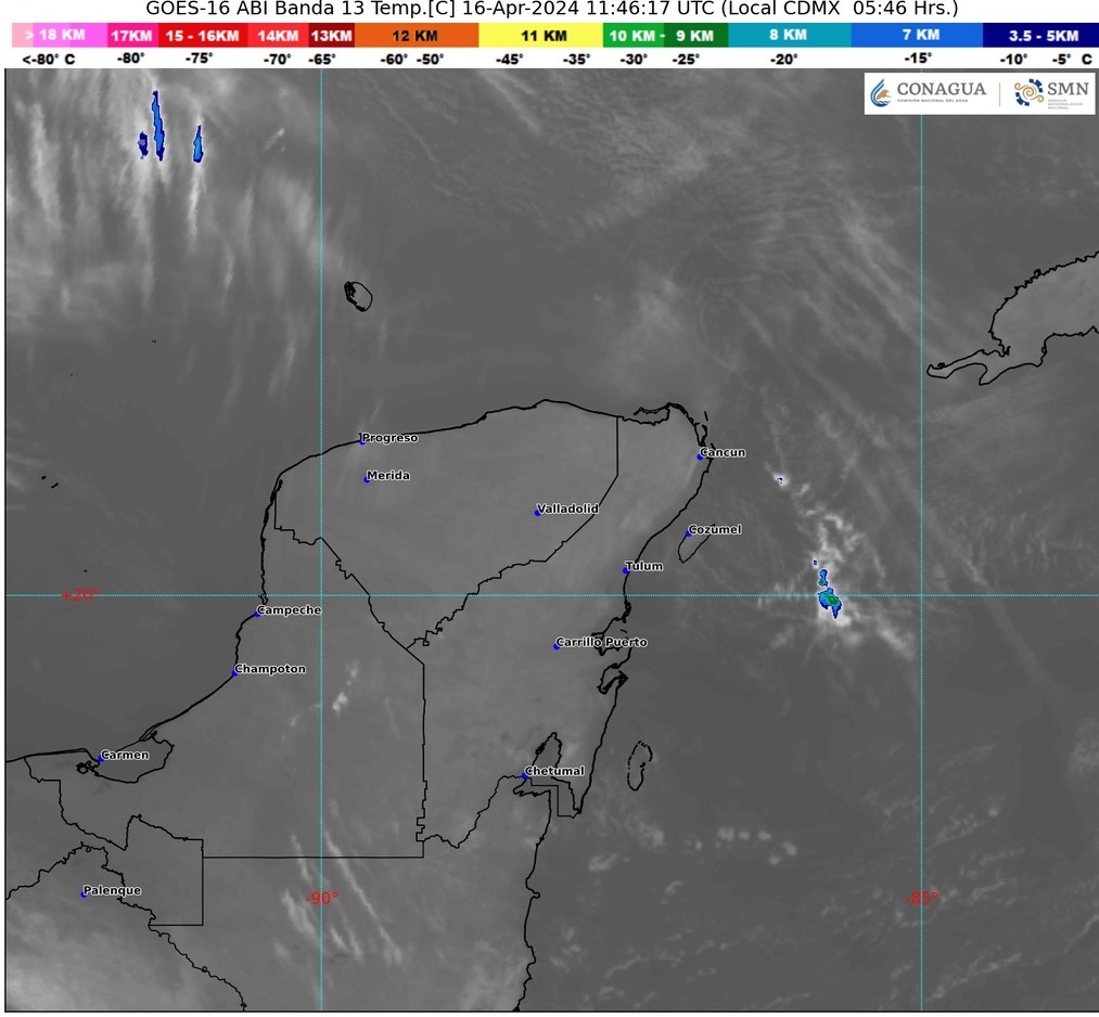 Clima en Cancún y Quintana Roo: Caluroso con probables lluvias