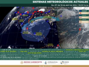 Clima hoy en Cancún y Quintana Roo: Nublado con posibles lluvias