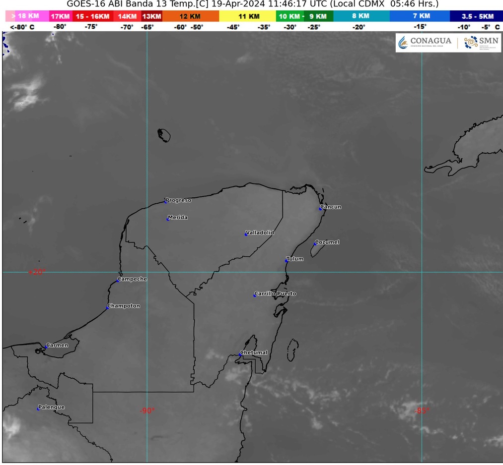 Clima hoy en Cancún y Quintana Roo: Caluroso con posibles chubascos