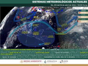 Clima en Cancún y Quintana Roo: Caluroso con probables lluvias