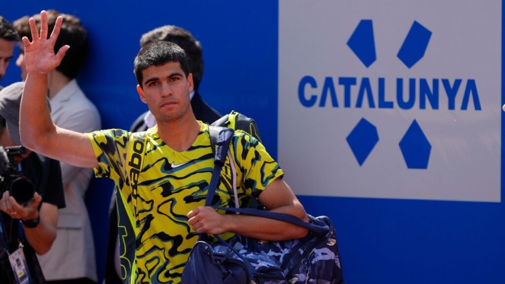 ¡Continúa con lesión! Carlos Alcaraz, fuera del ATP 500 de Barcelona