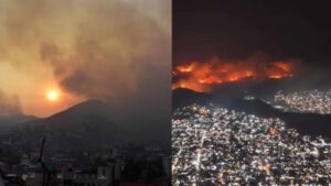Incendios forestales azotan Acapulco y Chilpancingo 