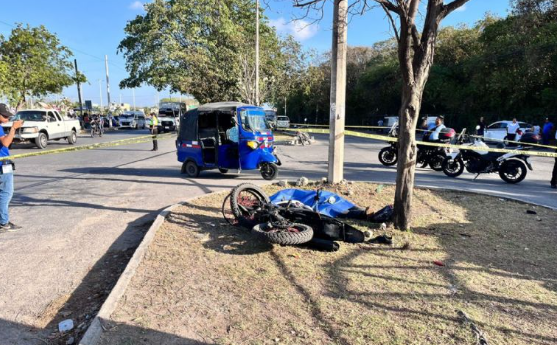 Muere motociclista en accidente en avenida Kabah de Cancún