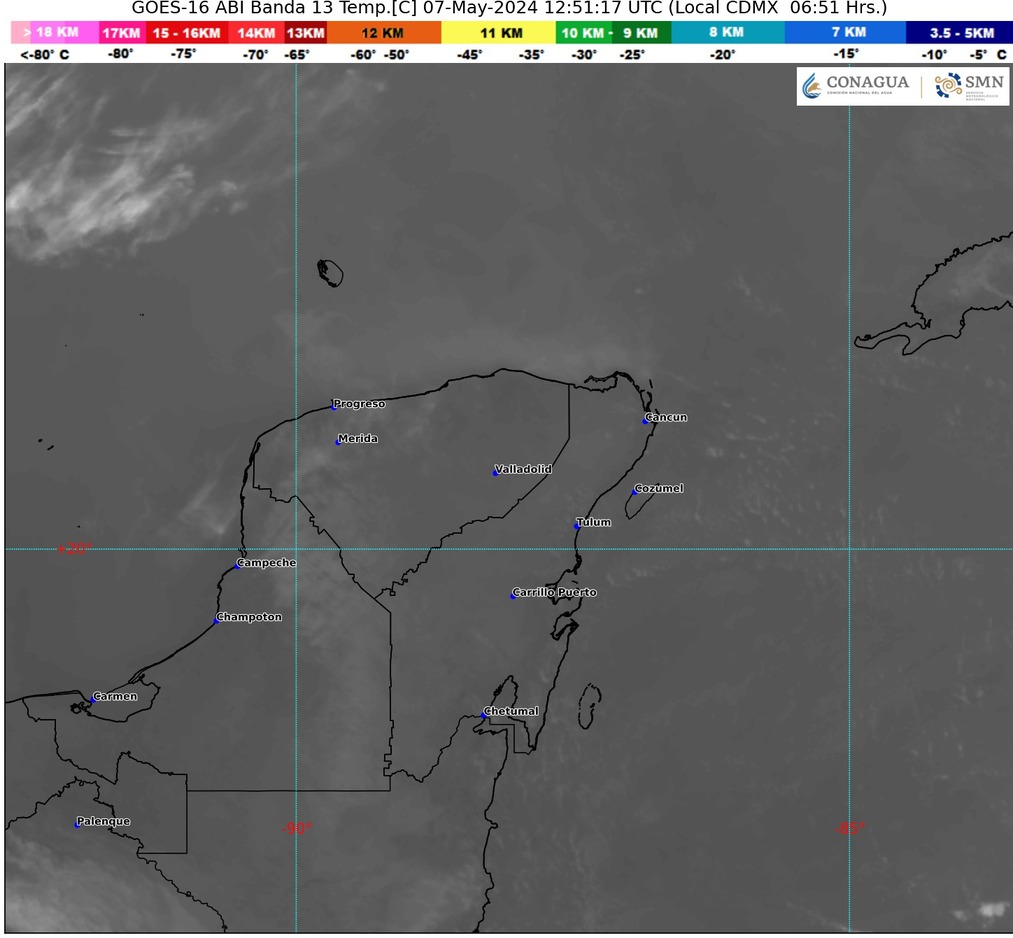 Clima hoy en Cancún y Quintana Roo: Cielo parcialmente nublado con lluvias aisladas