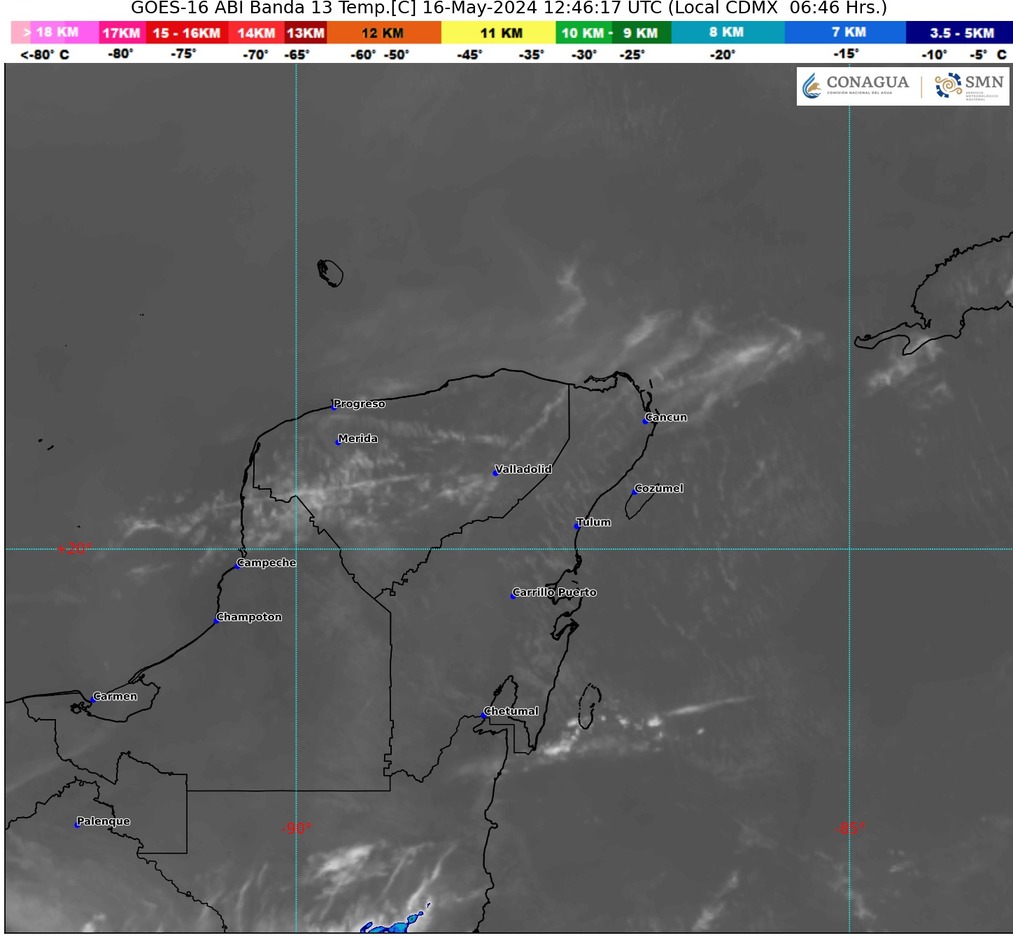 Clima hoy en Cancún y Quintana Roo: Cielo parcialmente nublado con probabilidad de lluvias