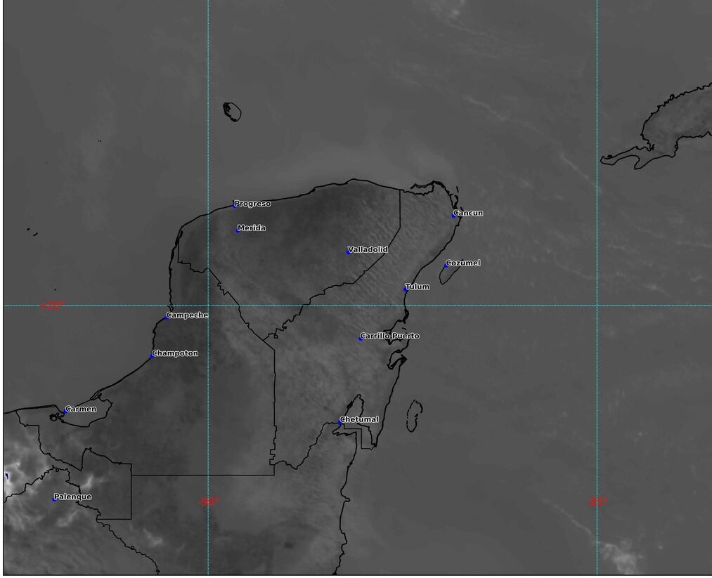 Clima hoy en Cancún y Quintana Roo: Cielo parcialmente nublado y sin lluvia