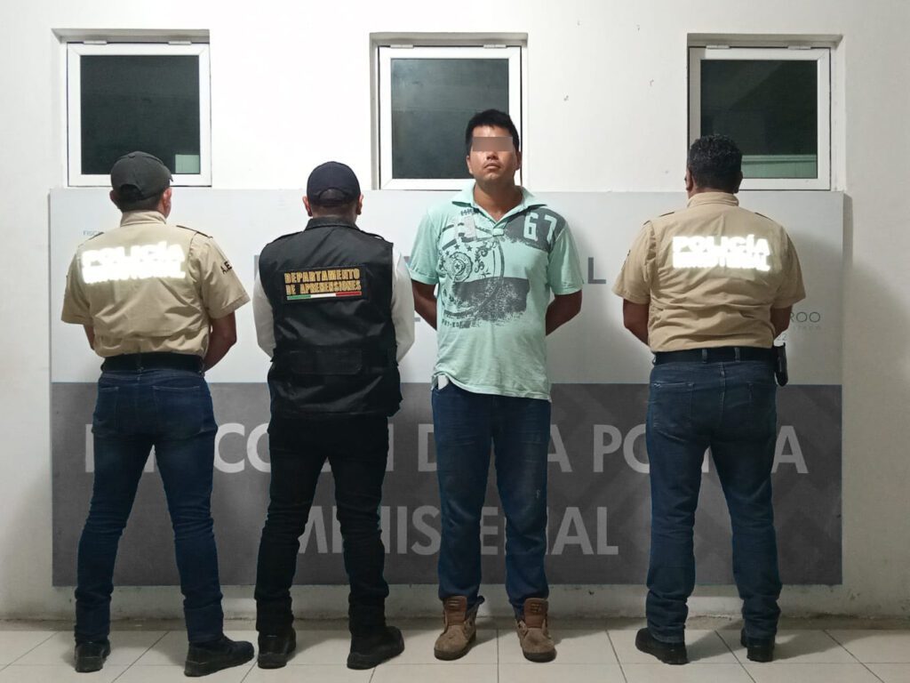 FGE Quintana Roo detiene a presunto homicida en Campeche