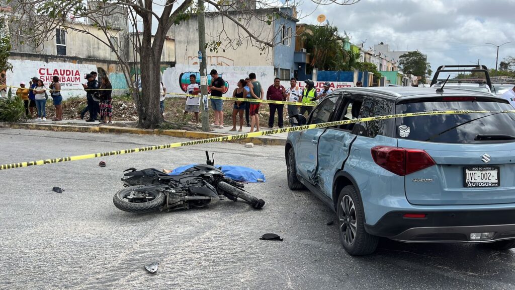 Fatal accidente en Haciendas Real del Caribe deja sin vida a motociclista