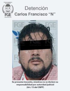 FGE Quintana Roo captura a hombre por trata de personas en Cancún