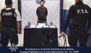 Hombre detenido en Playa del Carmen con sustancias prohibidas