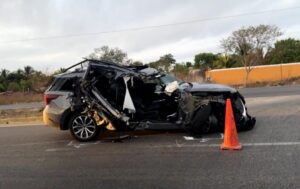 Terrible accidente sufre candidato a la gobernatura de Yucatán