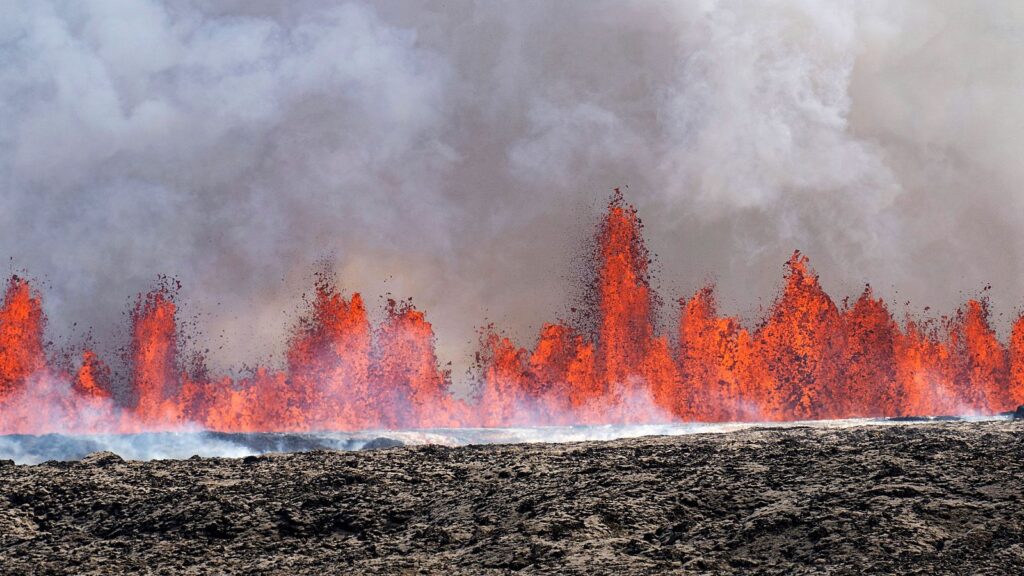 Quinta erupción de volcán de Islandia desde el mes de diciembre