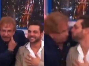 Tony Balardi recibe beso de Nicola Porcella VIDEO
