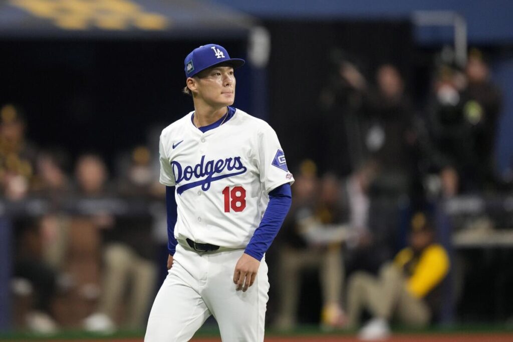 Yoshinobu Yamamoto rompe nuevo récord con los Dodgers