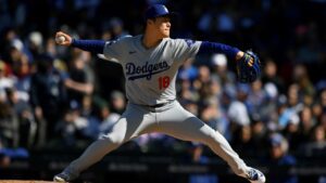 Yoshinobu Yamamoto rompe nuevo récord con los Dodgers