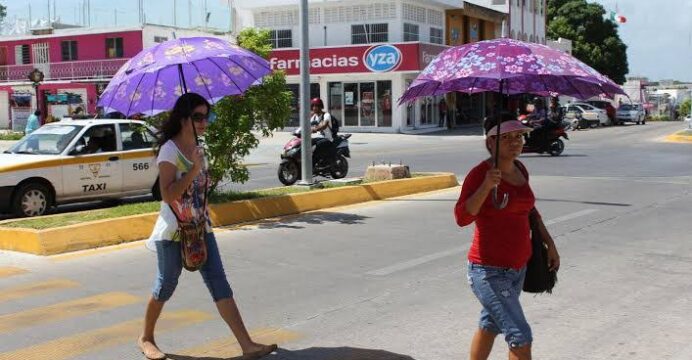 Se esperan hasta temperaturas de 40° grados en Quintana Roo