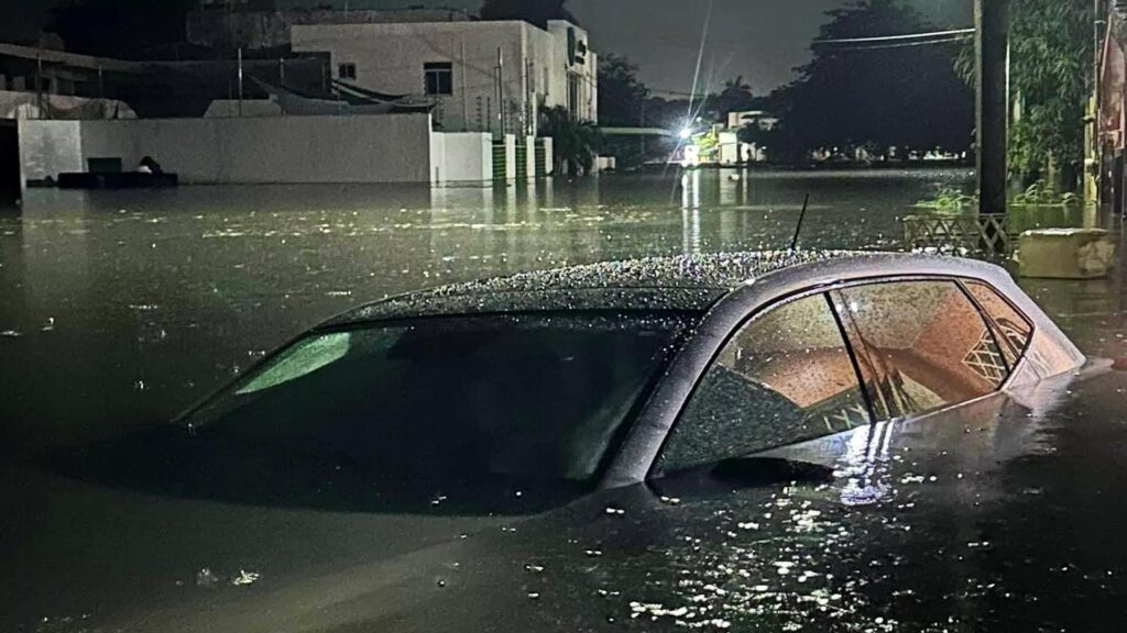 120 colonias de Chetumal afectadas por las lluvias