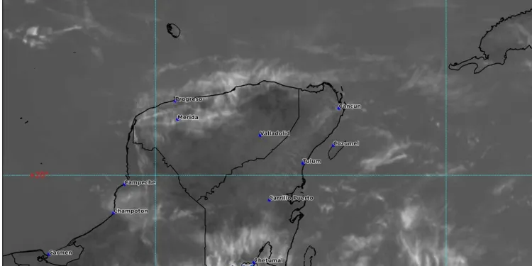 Clima hoy en Cancún y Quintana Roo: Cielo medio nublado con probabilidad de lluvias