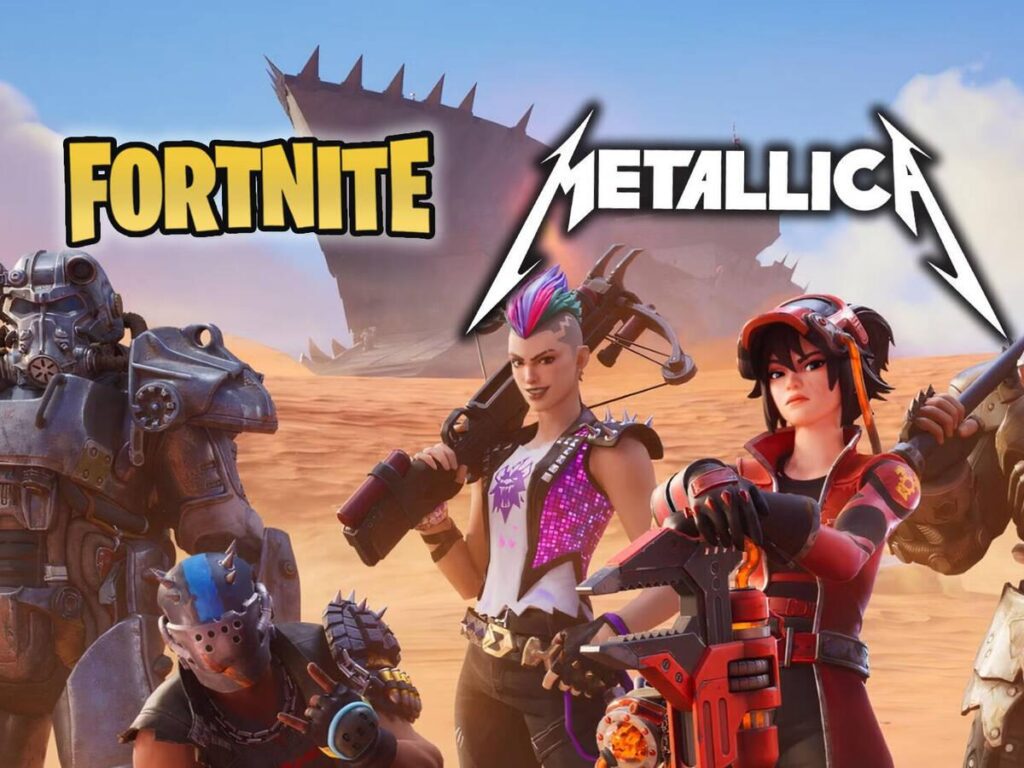 Metallica llega con nuevo contenido a la Temporada 4 de Fortnite Festival