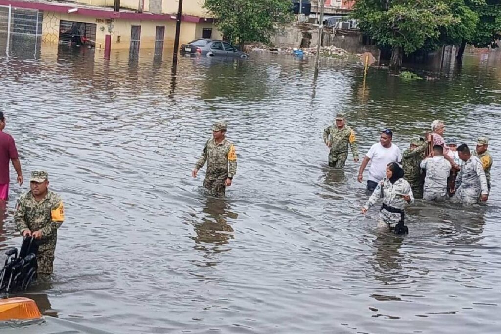 Chetumal amanece con fuertes lluvias, seguirán en la semana