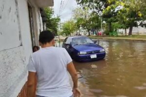 Chetumal amanece con fuertes lluvias seguiran en la semana 7