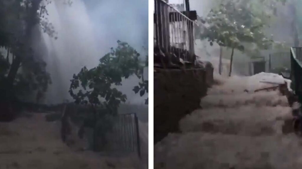 Cola de Caballo en Nuevo León se desborda por las lluvias de la tormenta tropical Alberto