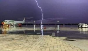 Estragos de la intensa tormenta eléctrica