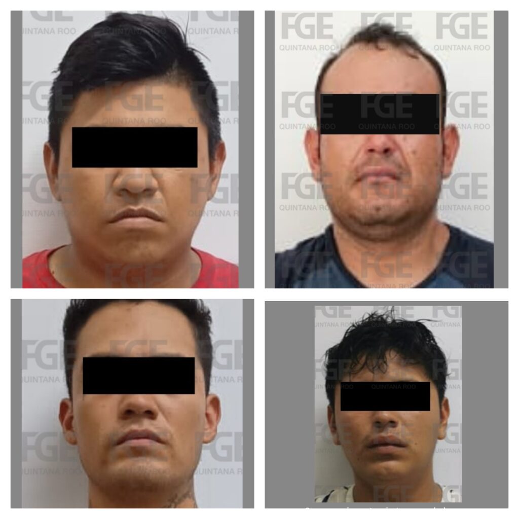 FGE Quintana Roo vincula a proceso de 4 hombres por narcomenudeo en Cozumel