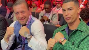 Conor McGregor apuesta 60 mil dólares a la Bota de Oro de Cristiano Ronaldo