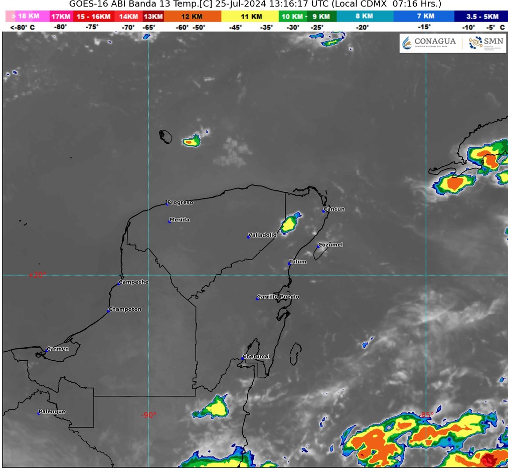 Clima hoy en Cancún y Quintana Roo: Ambiente templado por la mañana y caluroso