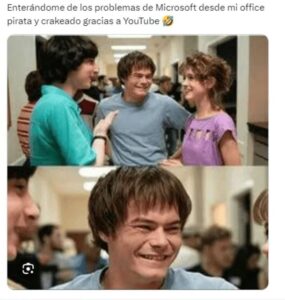 Caída de Microsoft deja los mejores memes en redes sociales