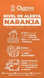 Medidas de la alerta Naranja en Quintana Roo