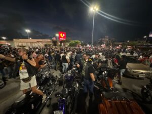 Bloqueo en Cancun y Playa del Carmen de motociclistas por la Ley Chaleco