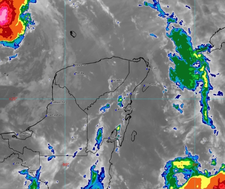 Clima hoy en Cancún y Quintana Roo: Lluvias puntuales muy fuertes