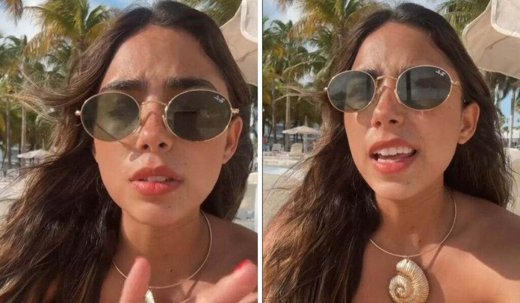 Influencer se queja de ir a albergue en Cancún por huracán Beryl (VIDEO)