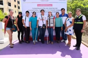 Primera piedra del Centro de Bienestar Animal de Isla Mujeres es colocada