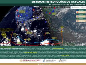 Clima hoy en Cancún y Quintana Roo: Nublado con lluvias puntuales fuertes