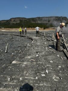 Así fue la explosión termal en Yellowstone 