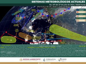 Clima hoy en Cancún y Quintana Roo: Nublado con chubascos 