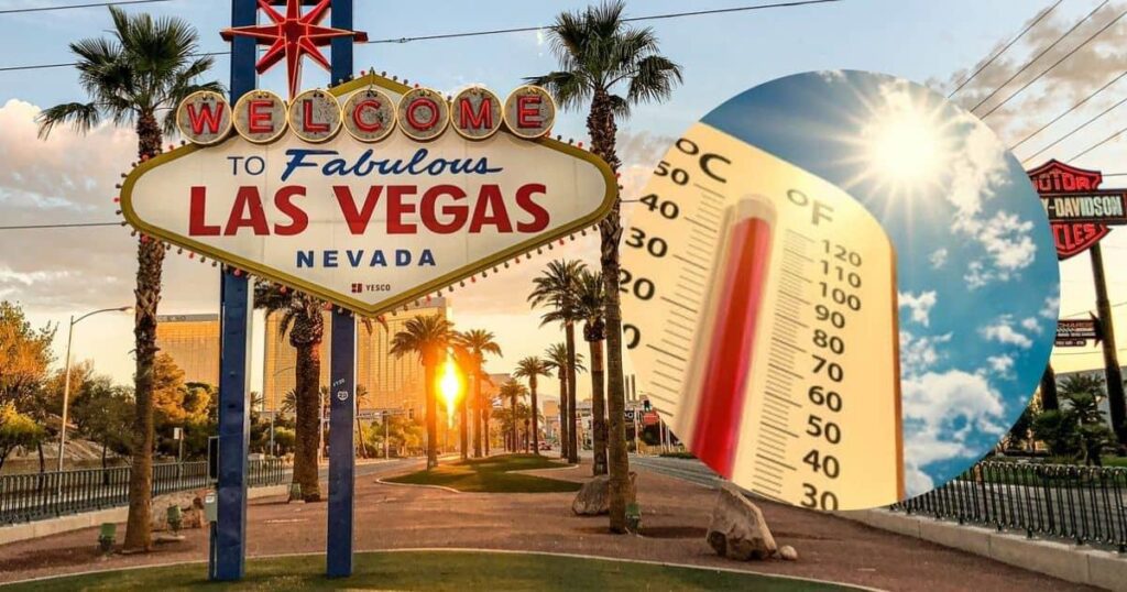 Las Vegas: Rompe récord de calor con 48.9 grados centígrados