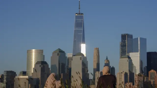 un meteorito atraveso el horizonte de nueva york