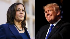 Kamala Harris en competencia con Donald Trump