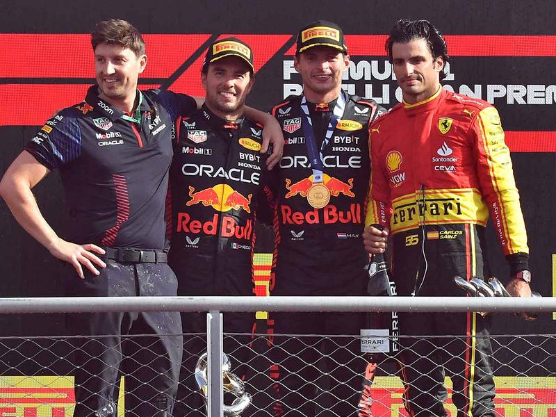 ¿Y Checo Pérez? Marca Max Verstappen mejor tiempo en el GP de Italia