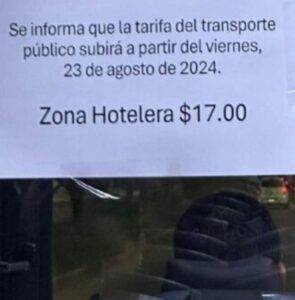 ¡Que siempre no! Frenan aumento ilegal de tarifas en transporte de Cancún y Playa del Carmen