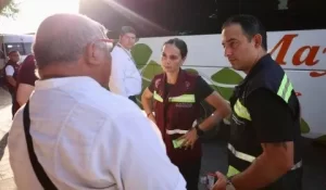 Autoridades en Cancun vigilan unidades de transporte publico para que no cobren de mas